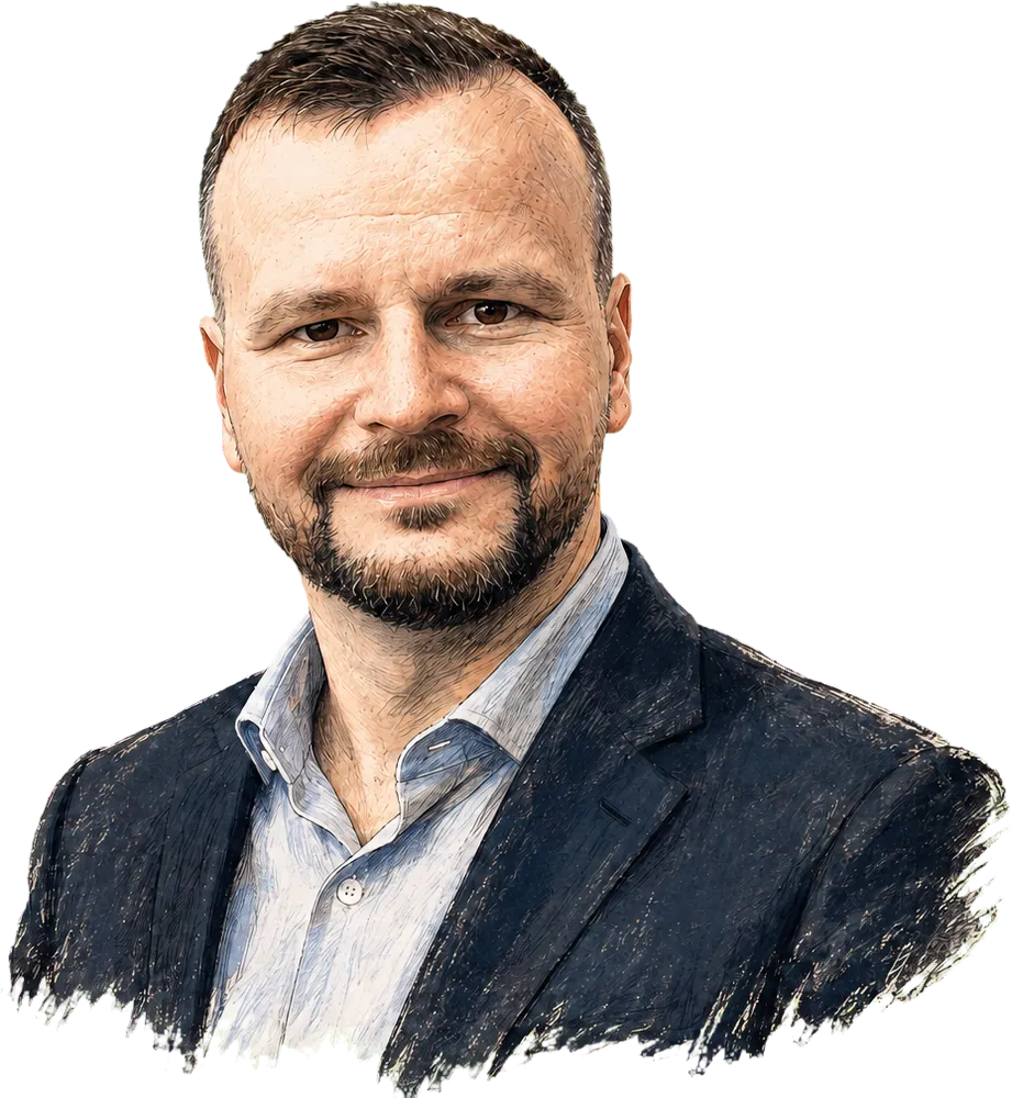 Filip Rožánek – Digitální ilustrace Kreslený portrét Filipa Rožánka