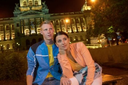 Václavské náměstí v noci na propagační fotografii agentury Czech Tourism