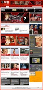 Screenshot portálu www.tn.cz - sekce RED